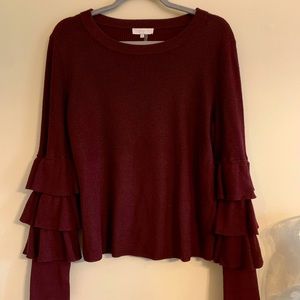 1.State Maroon Sweater M